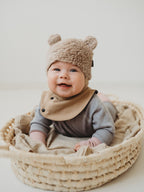 Puuvillafroteinen vauvan haalari teddy