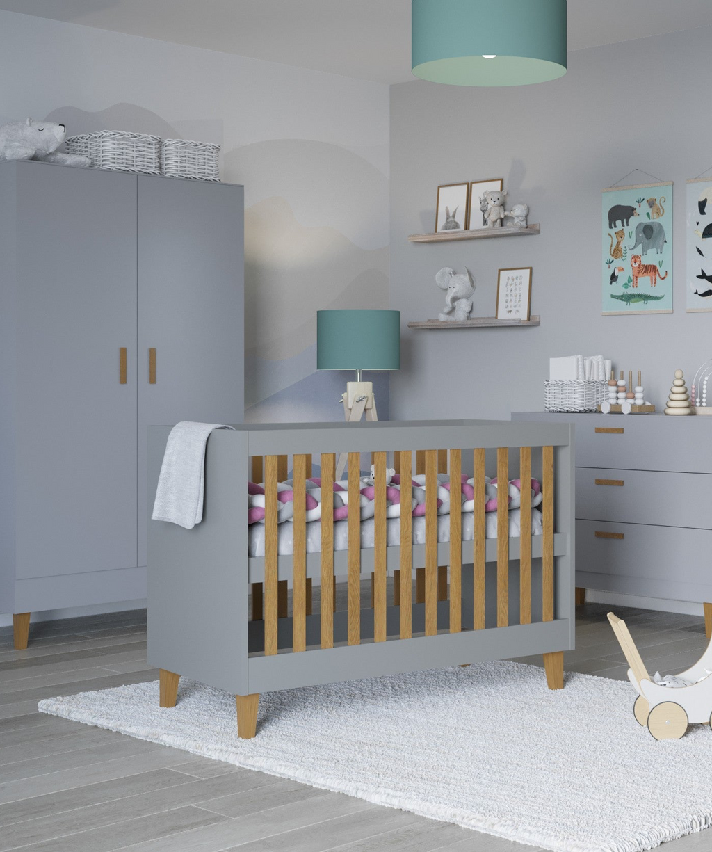 Pinnasänky Kubi - Harmaa