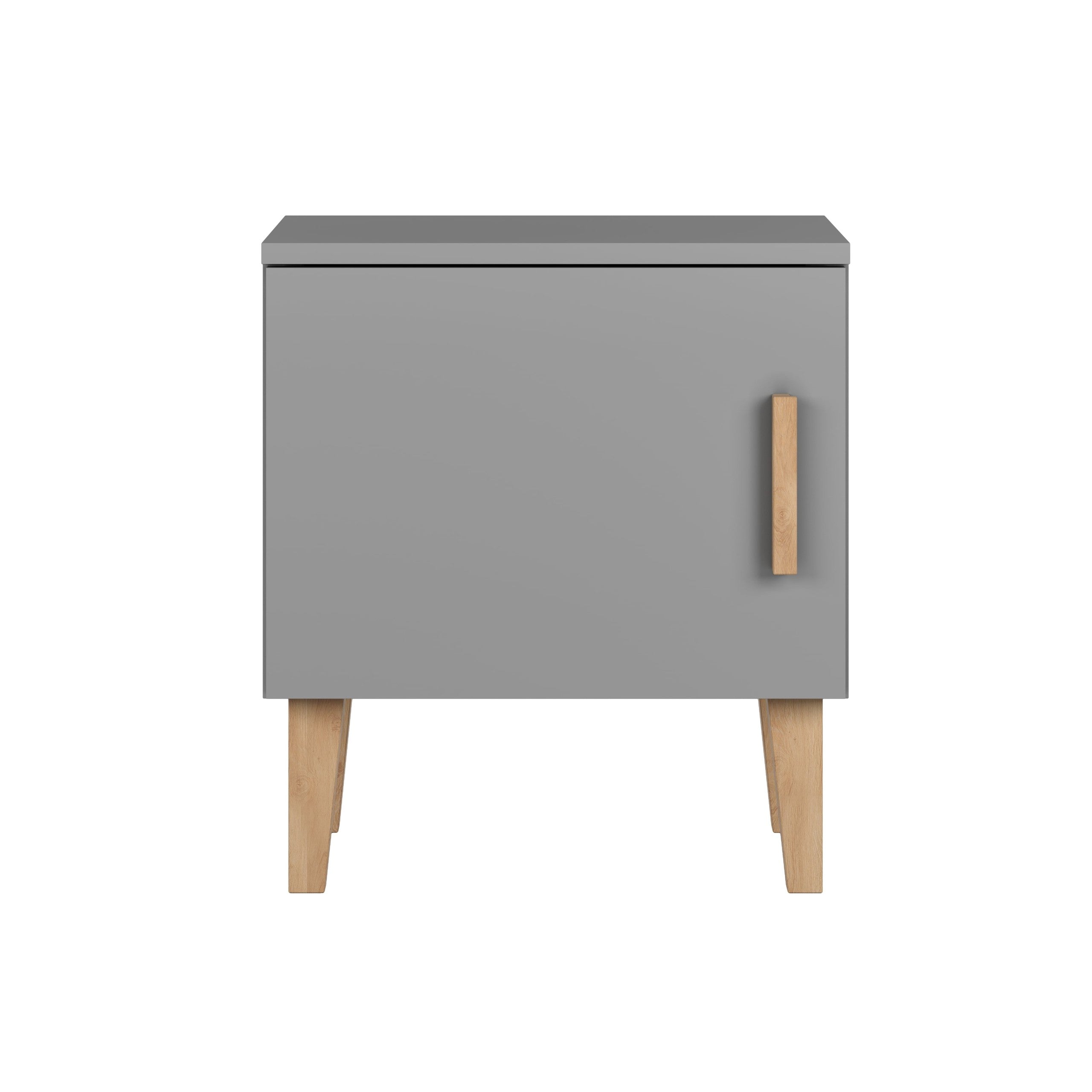 Bedside Table Kubi - Grey