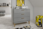 Chest of Drawers Kubi - Grey