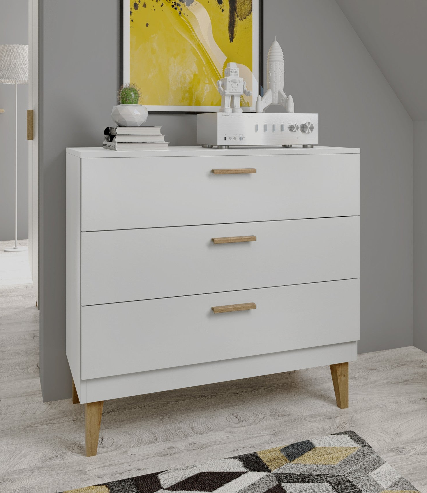 Lipasto Kubi - Valkoinen