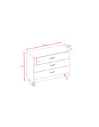Chest of Drawers Kubi - Grey