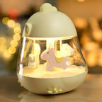 Lamp with Carousel and Music - Yellow