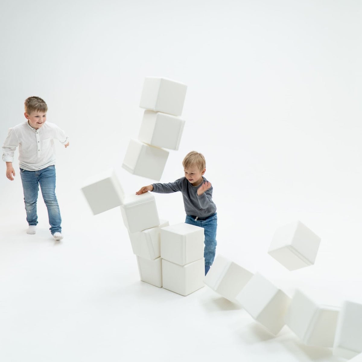 IGLU pehmopalikka mega cube valkoinen, tuotekuva 2