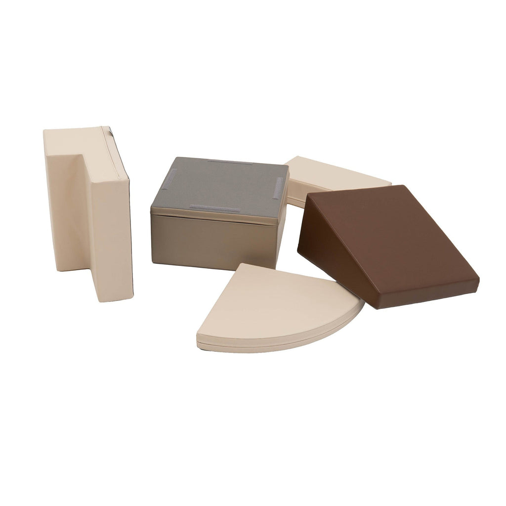 IGLU pehmopalikkasetti corner climber 5 palikkaa chocolate dune, tuotekuva 2