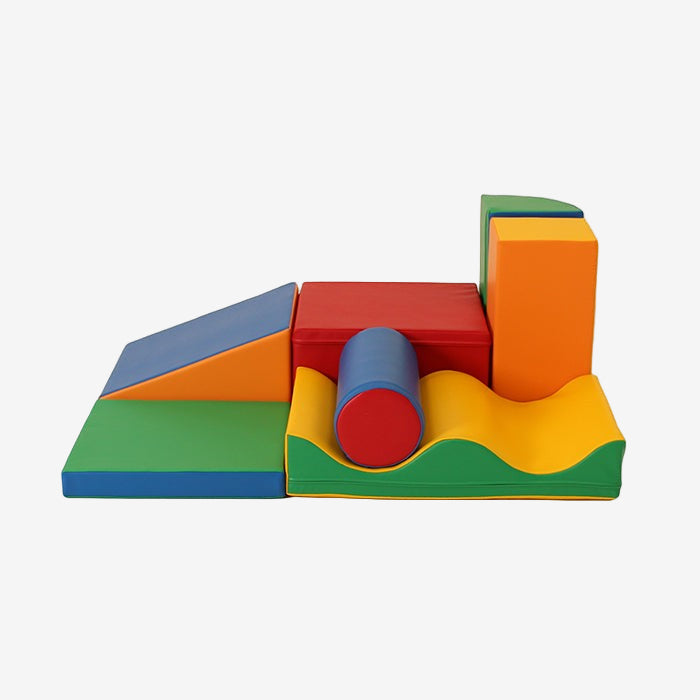Soft Play 7 Foam Block Set - Multicolor Discoverer