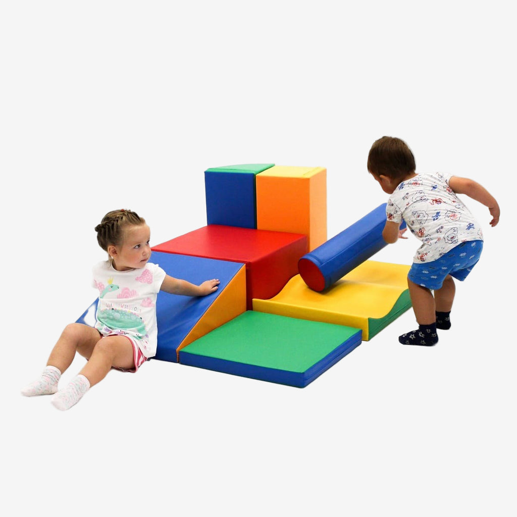 Soft Play 7 Foam Block Set - Multicolor Discoverer