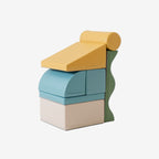 Soft Play 7 Foam Block Set - Pastel Turquoise Discoverer