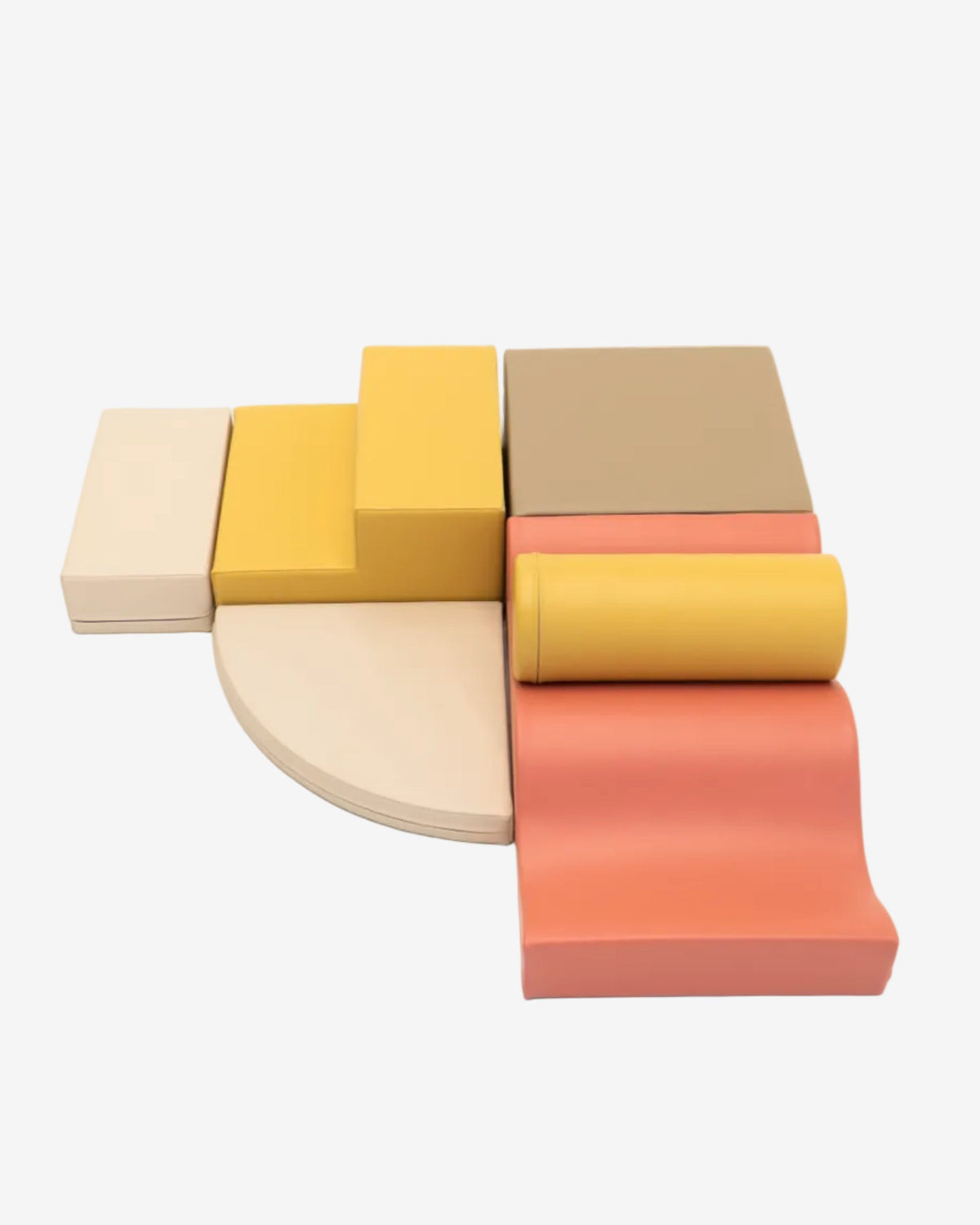 IGLU pehmopalikkasetti explorer 6 palikkaa vaaleanpunainen ja beige