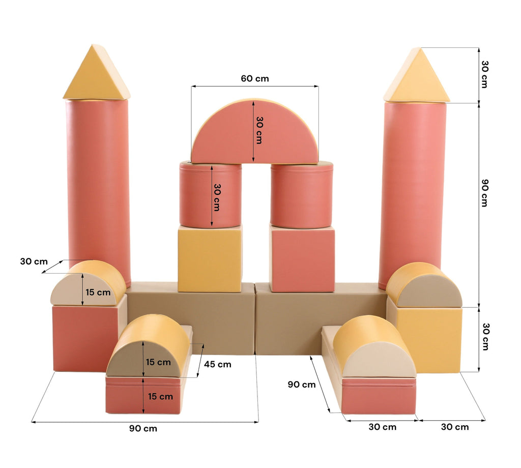 IGLU pehmopalikkasetti mega fort, pastellinpinkki, tuotekuva 7