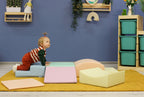 Soft Play 7 Foam Block Set - Light Pastel Little Crawler