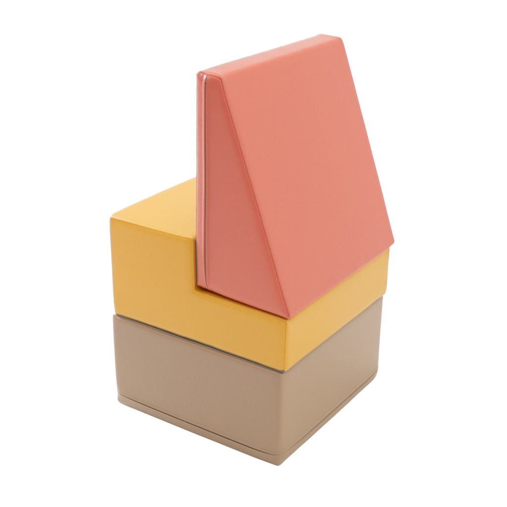 IGLU pehmopalikkasetti mini corner climber 3 palikkaa pastellinpinkki, tuotekuva 2