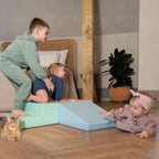 Soft Play 3 Foam Block Set - Soft Pastel Mini Climbie