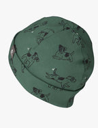 Kids Hat-Beanie For Autumn And Spring KLAUS - Green Dogs
