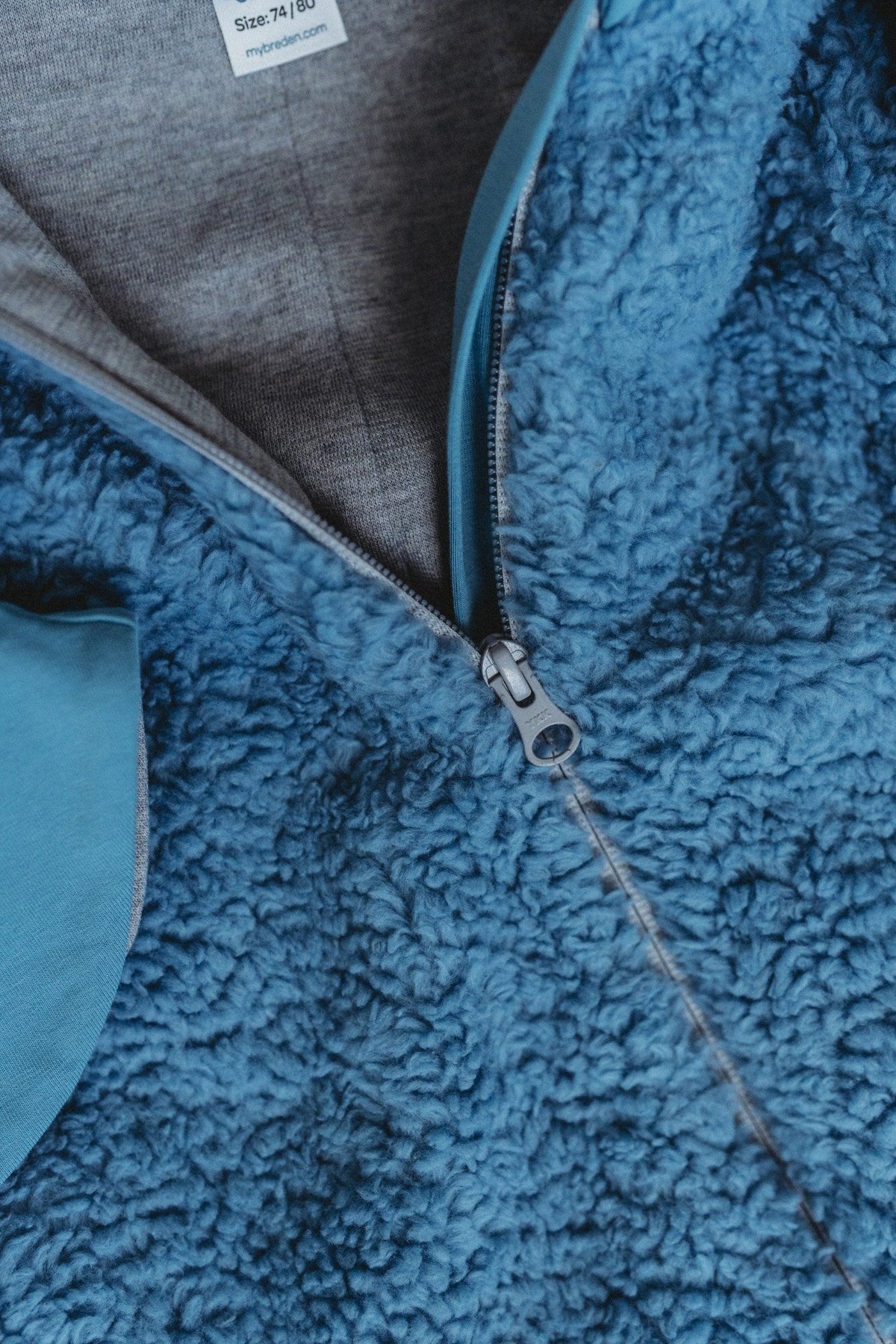 Puuvillafroteinen vauvan haalari teddy