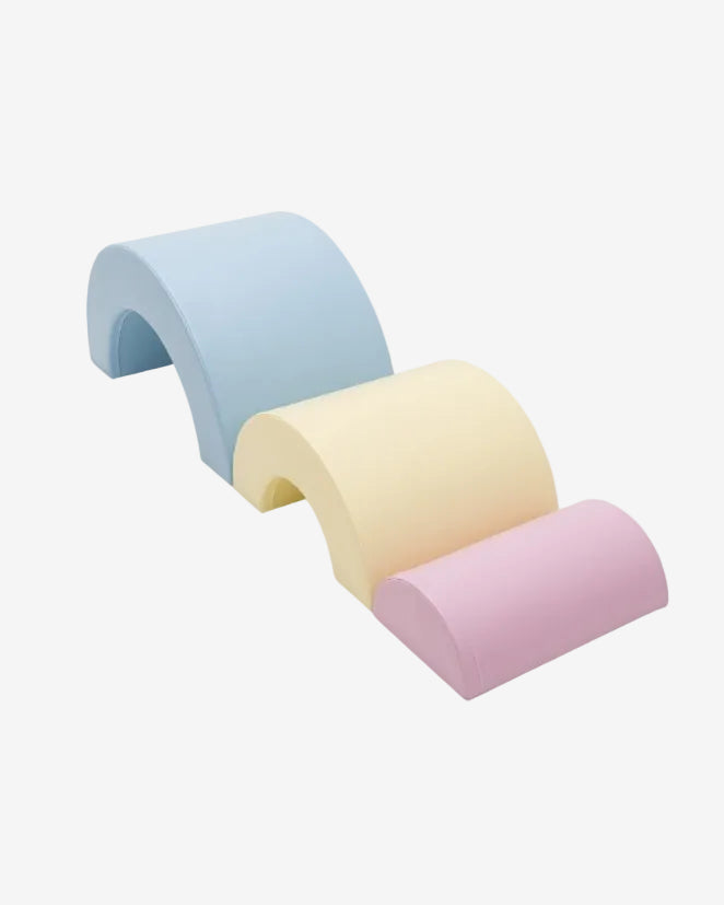 IGLU pehmoleikkisetti rainbow vaalea pastelli