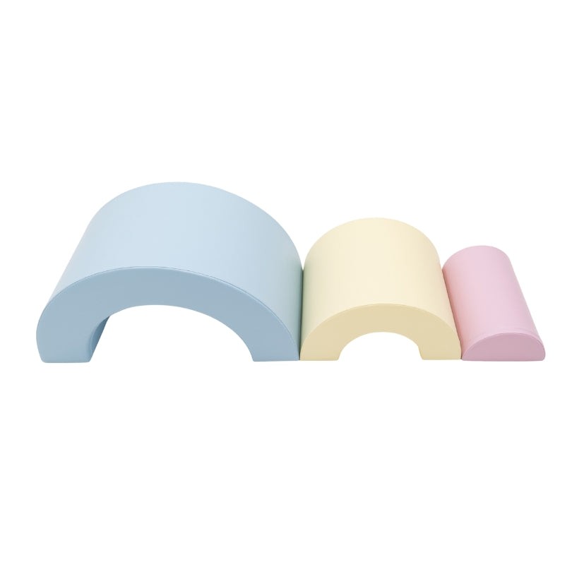 IGLU pehmoleikkisetti rainbow vaalea pastelli, tuotekuva 2