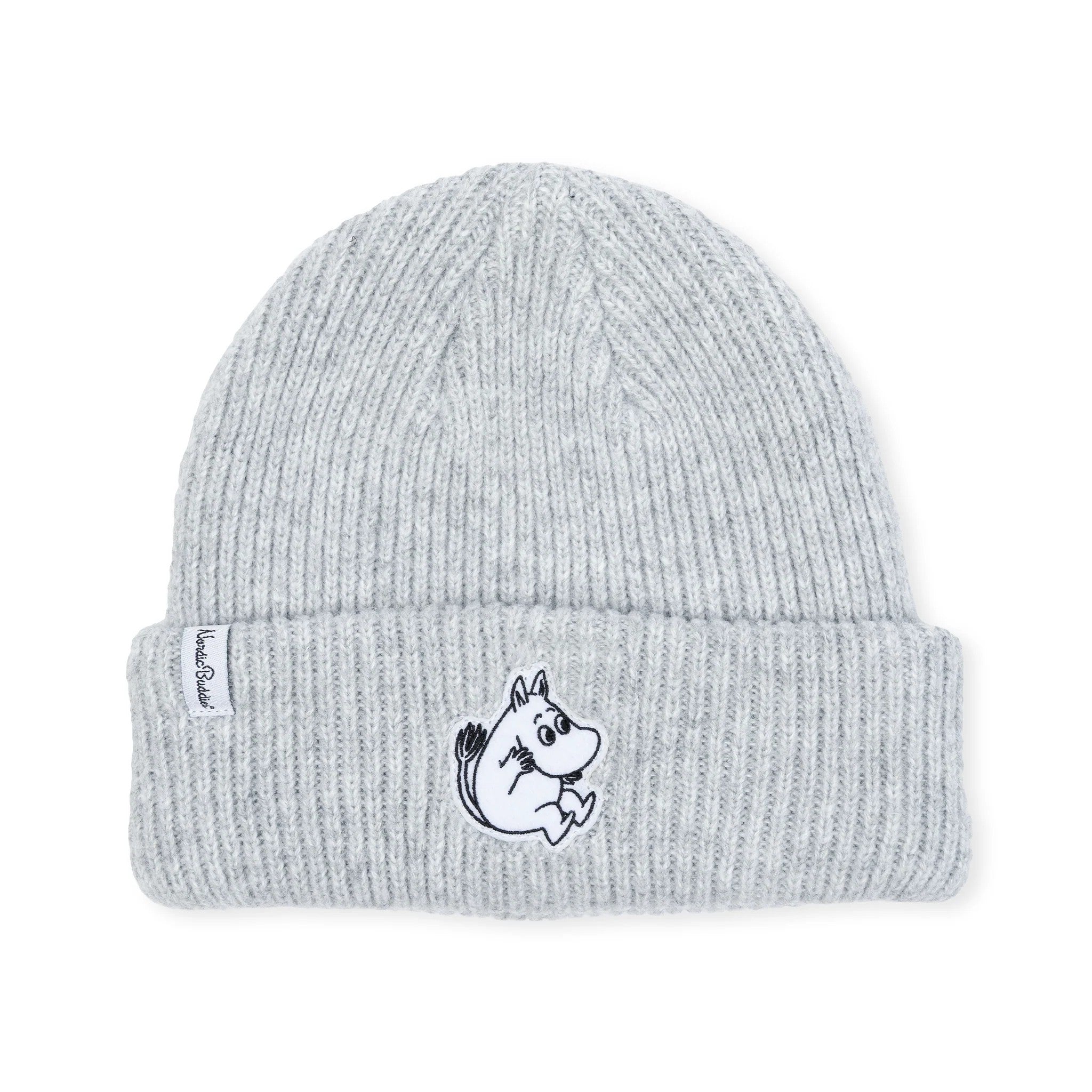 Moomintroll Felt Patch Beanie Kids - Grey