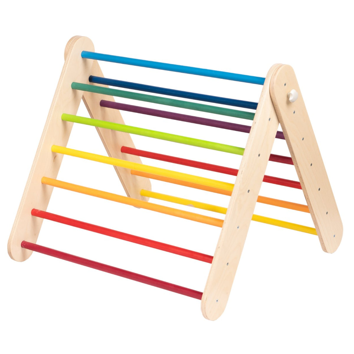 leg&go Pikler-kiipeilykolmio puolapuilla, sateenkaari, tuotekuva 6