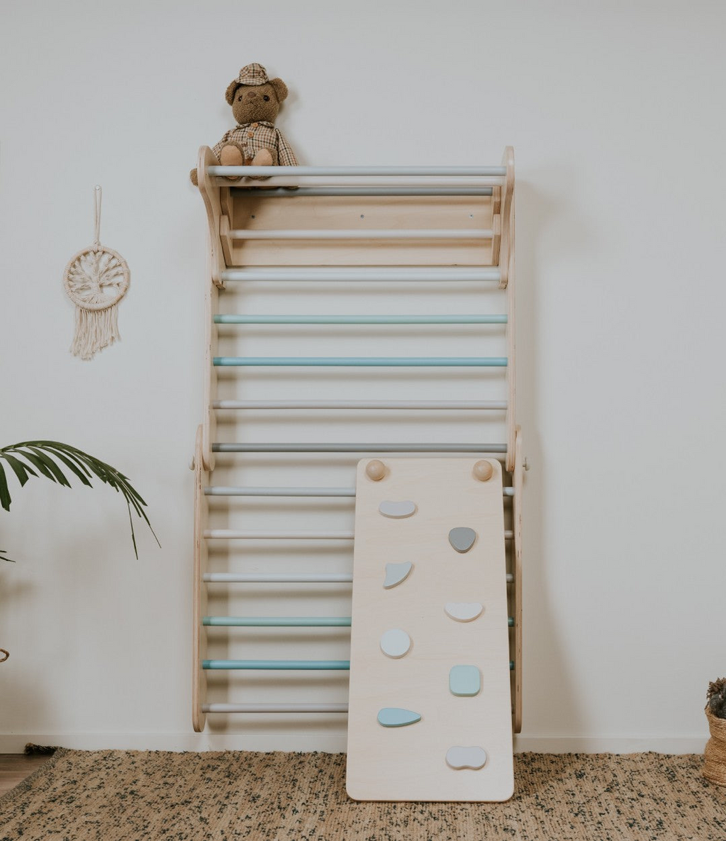 Ramppi leg&go kiipeilykolmioon ja puolapuihin - Pastelli