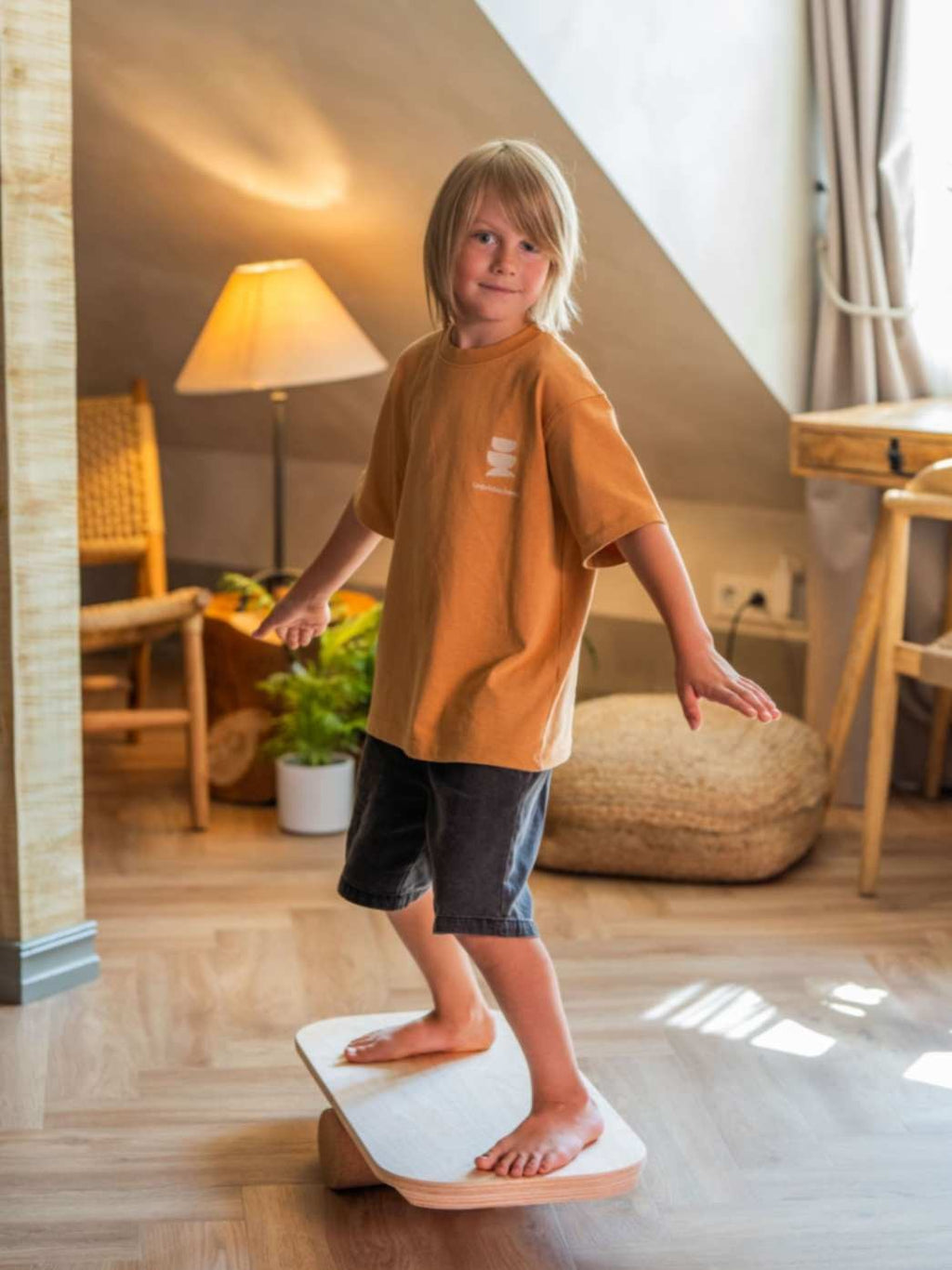 leg&go tasapainolauta ja korkkirulla, suorakaide 33 x 70 cm, ilman logoa