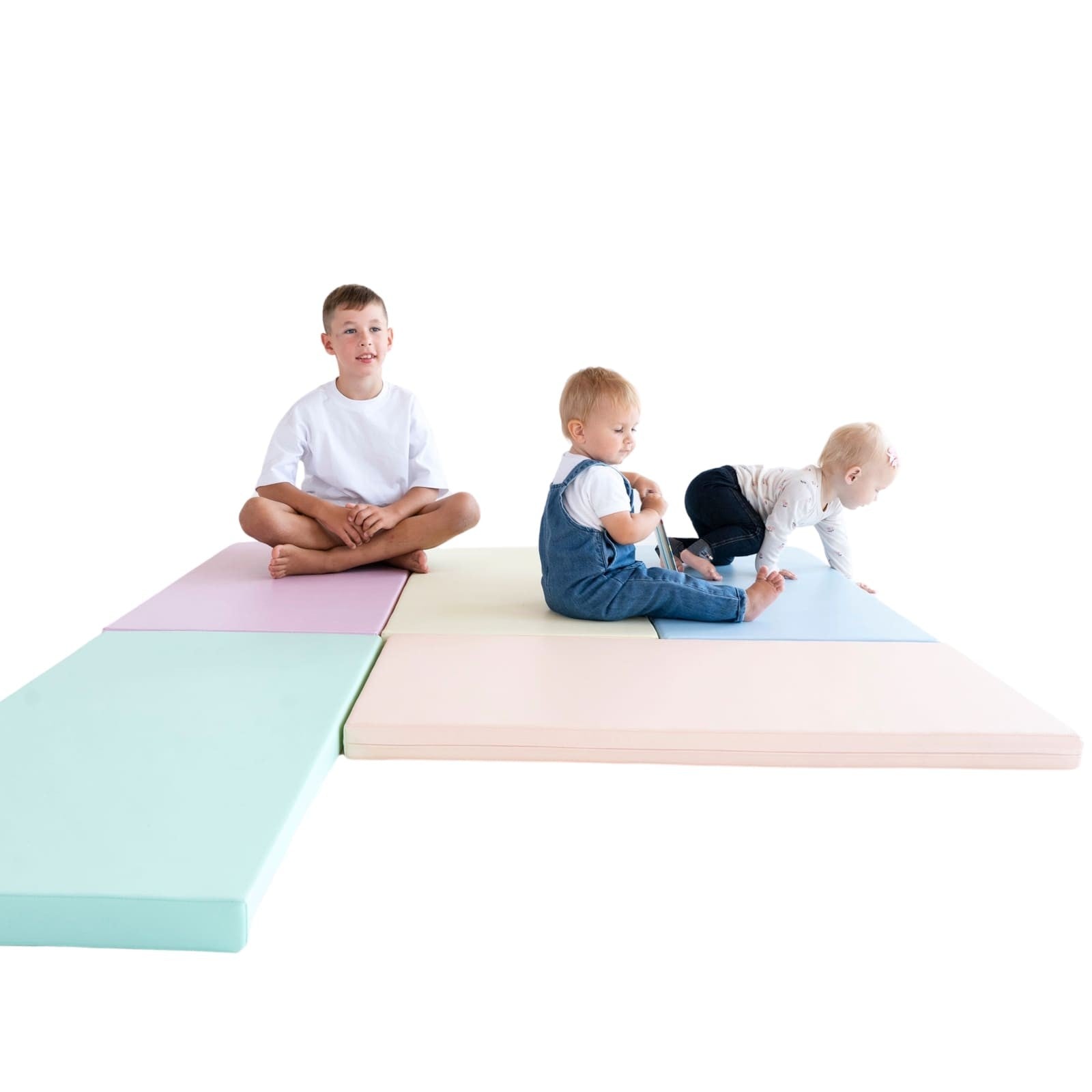Safety and Comfort 5 Mat Set - Pastel