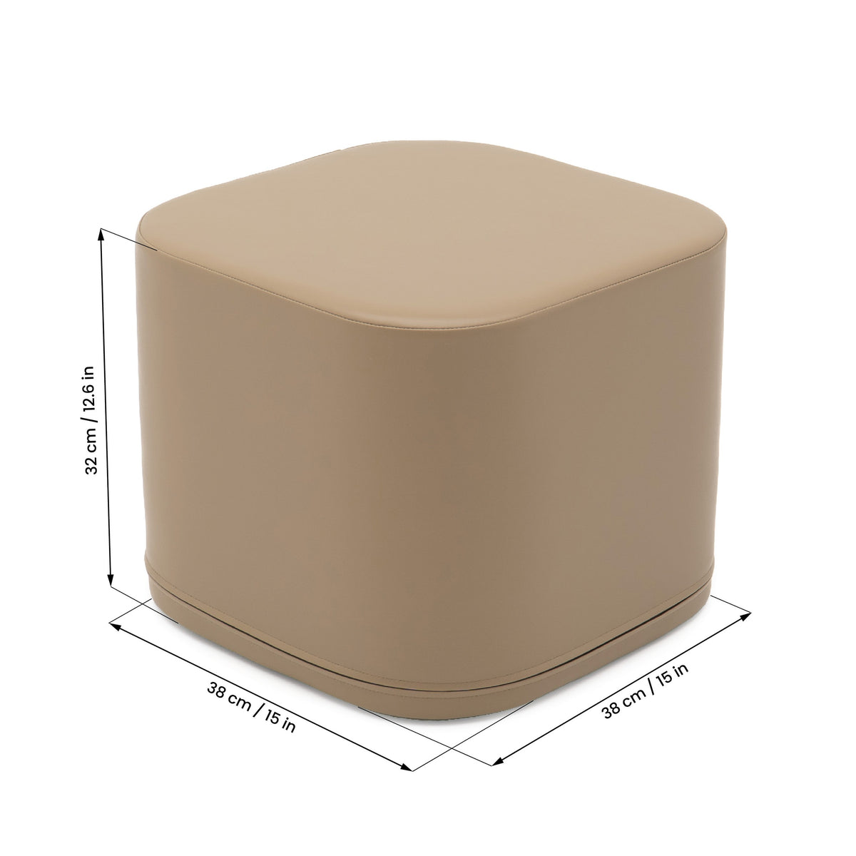 IGLU pehmorahi kuutio pieni beige, tuotekuva 3