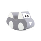 Soft Play Ride On Toy - Grey Car