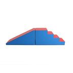 Soft Play Step and Slide Set - Blue and Red