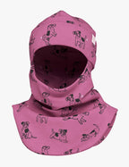 Spring-Fall Kids Balaclava BREDEN - Pink Dogs