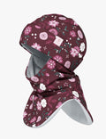 Thermal Fleece Balaclava For Kids FRODE - Winter Flowers
