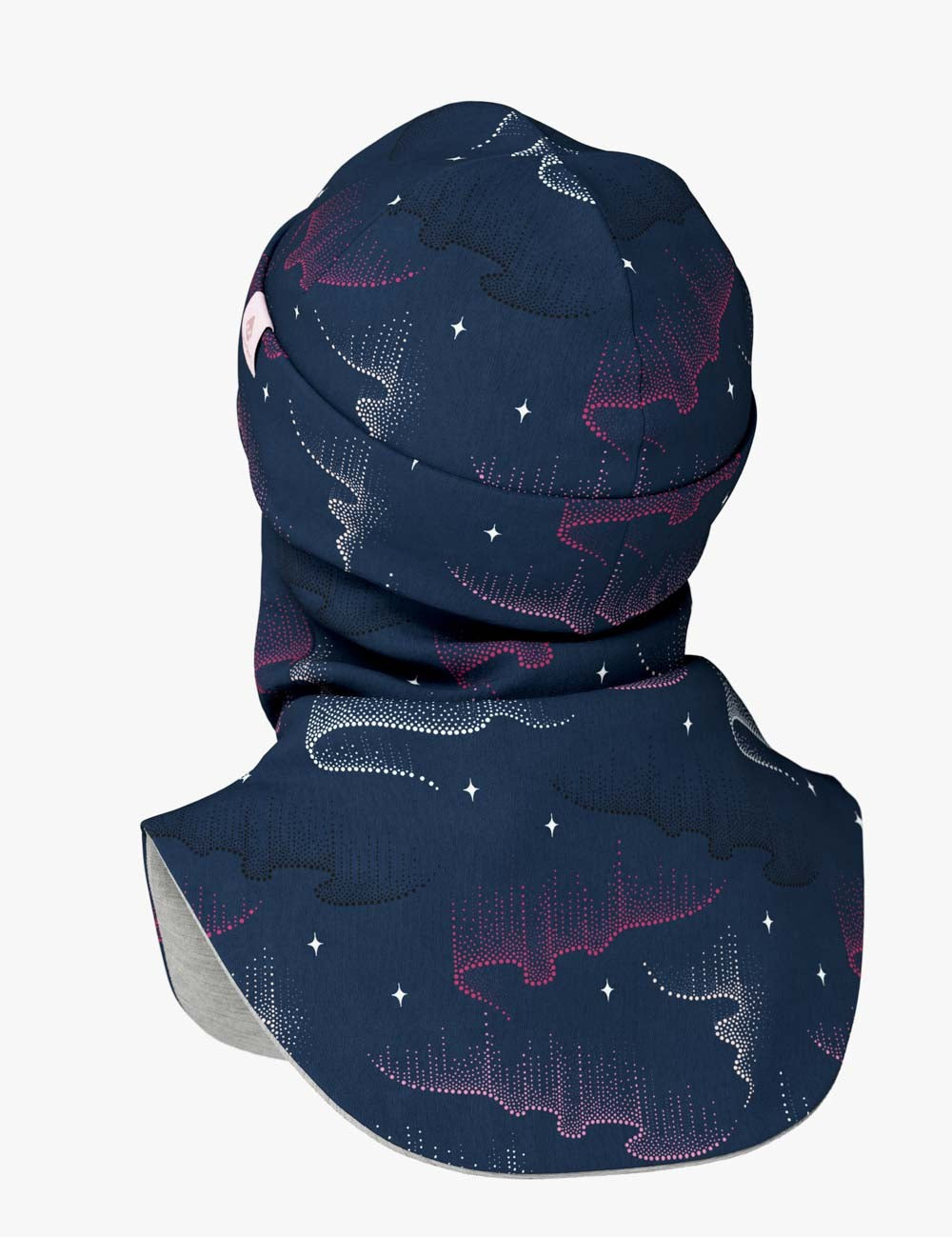 Thermal Merino Balaclava For Kids CLAVAN - Northern Lights