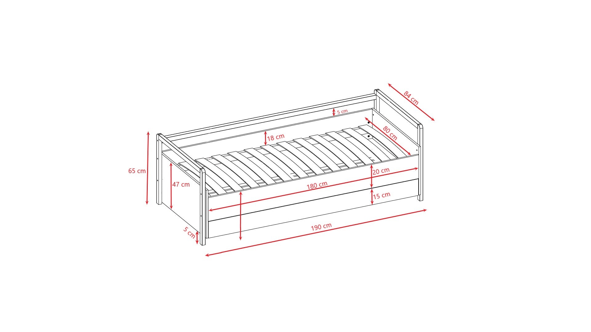 Victor Daybed with Drawers