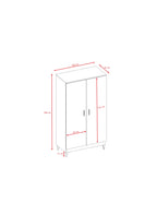 Wardrobe Kubi - White