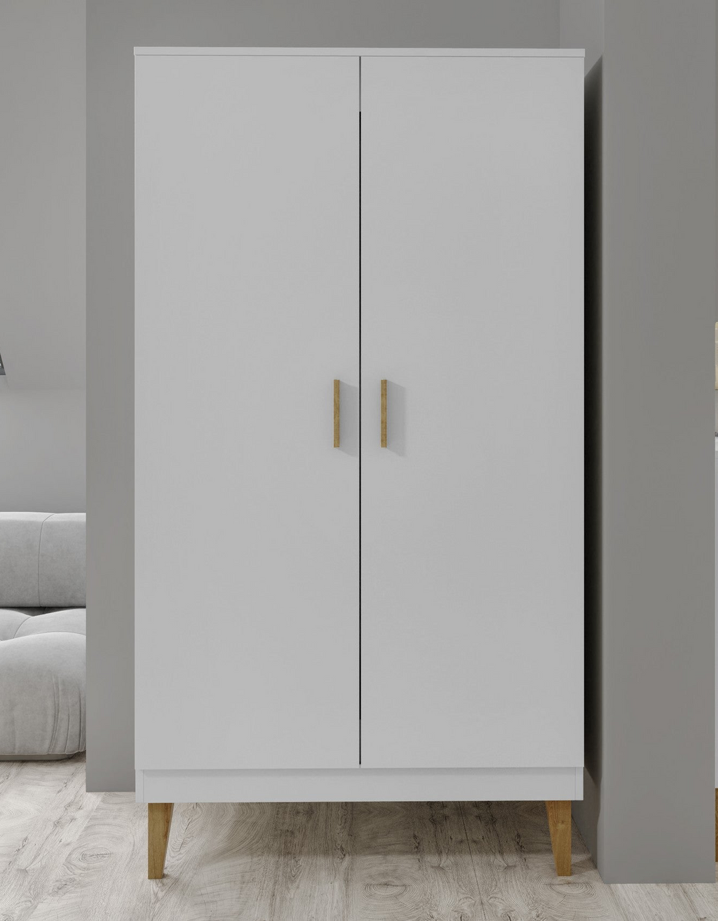 Vaatekaappi Kubi - Valkoinen